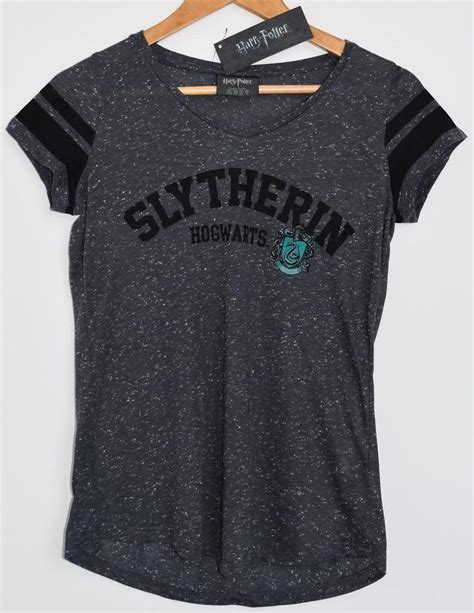 Primark Slytherin Hogwarts T Shirt Harry Potter Crest New 6 20