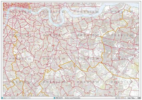 London Postcode Map For The Se Postcode Area  Or Pdf Download Map