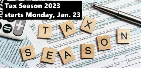 Tax Season 2023 Officially Starts Monday Jan 23 Free File Opens