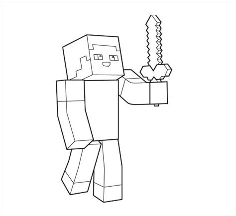 Free 10 Minecraft Coloring Pages In Ai