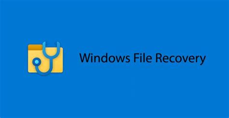 Windows File Recovery Sous Windows 10 Microsoft Tente De Récupérer Les