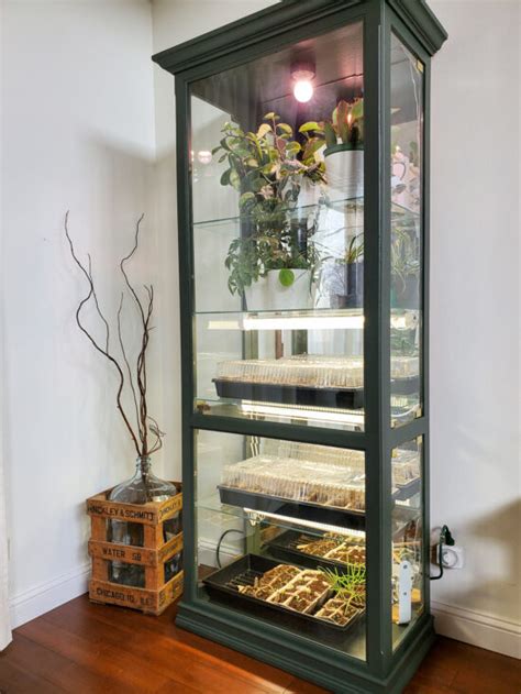 Ikea greenhouse cabinets are very versatile and can be as cheap and simple, or expensive and this all depends on your budget, diy skills, commitment and which kinds of plants are being kept. how to make a DIY greenhouse cabinet for indoors from an ...
