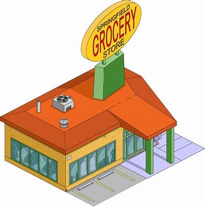 Grocery Springfield Transparent Icon Simpsons Clip Wiki