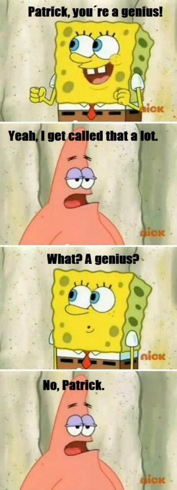 Patrick Star The Genious Spongebob Meme