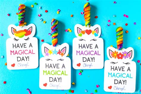 Download Unicorn Printable Valentine Cards - That's What {Che} Said...