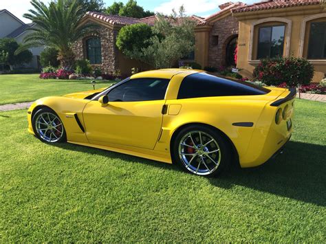 Yellow Corvette Z06 2009 My Dream Car That I Worked Hard For But Had To