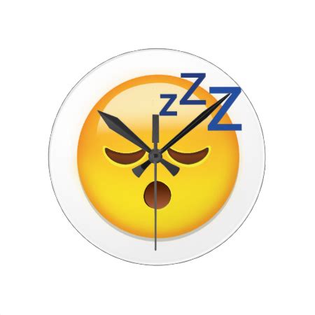 We did not find results for: Sleeping Face Emoji Round Clock | Zazzle.com | Emoji ...