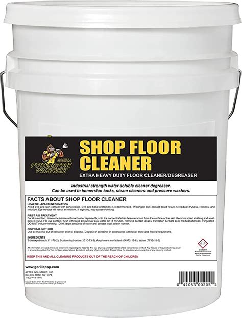 Apter Industries Shop Floor Cleaner 5 Gallon Health