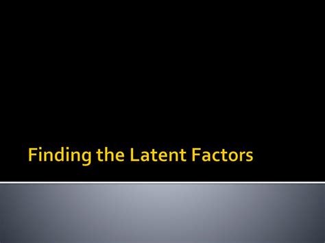Ppt Recommender Systems Latent Factor Models Powerpoint Presentation