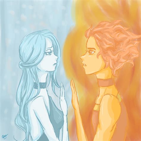 Fire And Ice By Mocharara On Deviantart