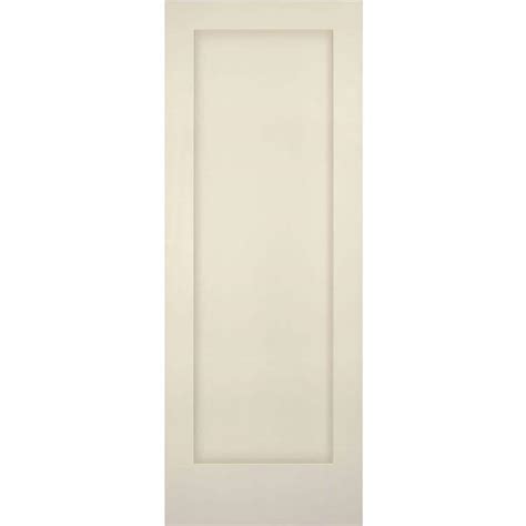 Builders Choice 30 In X 80 In 1 Panel Shaker Solid Core Primed Pine