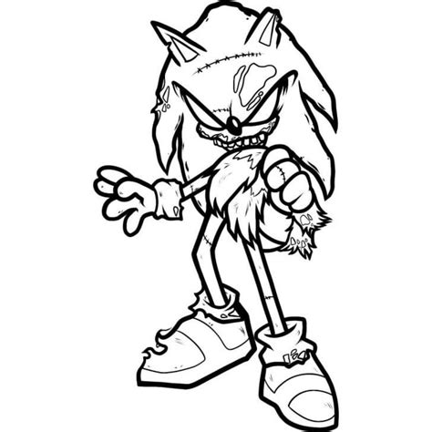 Dibujos De Sonic Vs Sonic Exe Para Colorear Para Colorear Images And