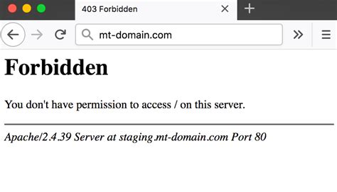 How To Resolve Forbidden Errors On Your Website