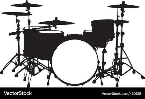 Drum Kit Royalty Free Vector Image Vectorstock