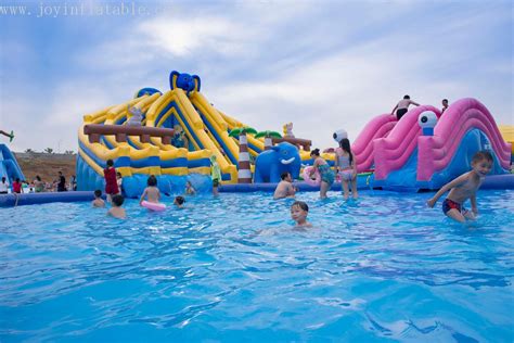 Playground Inflatable Water Park Inflatable Pool Park Joy Inflatable