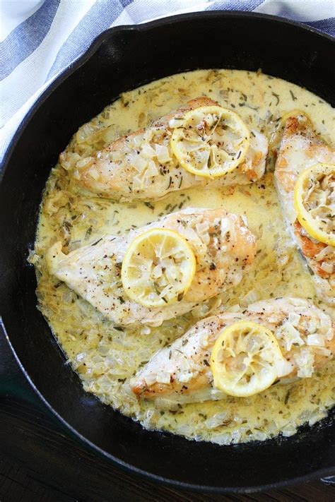Skillet Lemon Rosemary Chicken | Two Peas & Their Pod