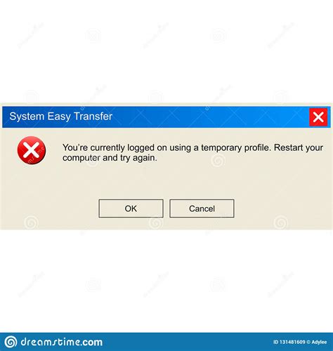 Vector Error Message Computer System 3 Stock Image - Illustration of ...