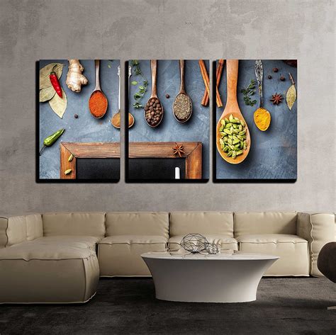 Wall26 Spices On Kitchen Table Canvas Art Wall Decor 24x36x3