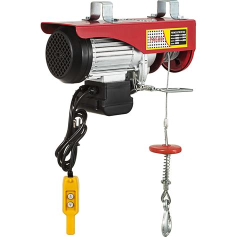 buy happybuy 1100 lbs lift electric hoist 110v electric hoist remote control electric winch