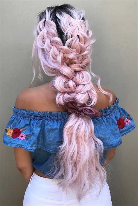 Fun Hairstyles For Pink Hair To Bring Changes In Life Boho Hairstyles