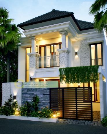 Rumah minimalis 1 lantai yang unik memang tidak ada habisnya. Desain Rumah Mewah 1 dan 2 Lantai Style Villa Bali Modern ...