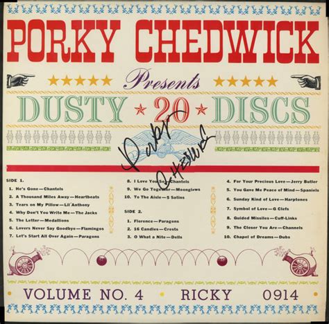 Porky Chedwick 20 Dusty Discs Volume No 4 1962 Vinyl Discogs