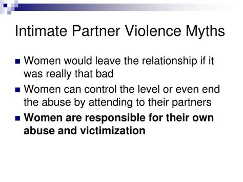 Ppt Understanding Intimate Partner Violence Powerpoint Presentation