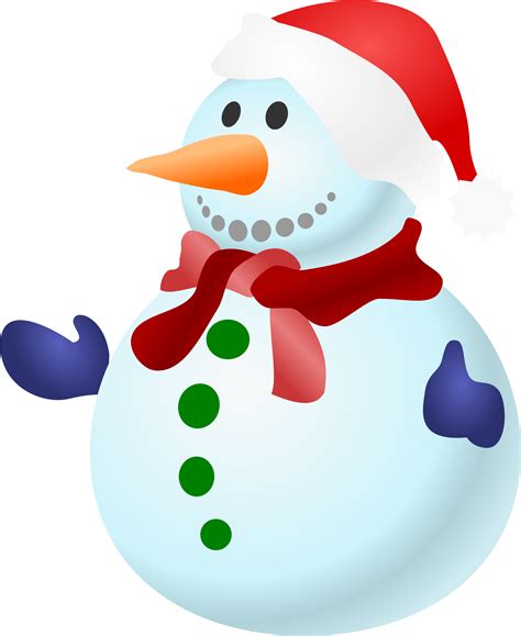 Christmas Snowman Clip Art Snow Man Clip Art Png Download Full