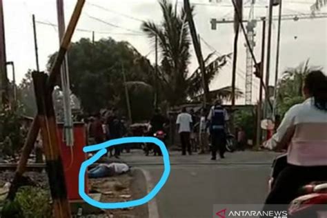 Bunuh Diri Pria Di Serang Tewas Terlindas Kereta Api Disaksikan Warga Antara News Banten