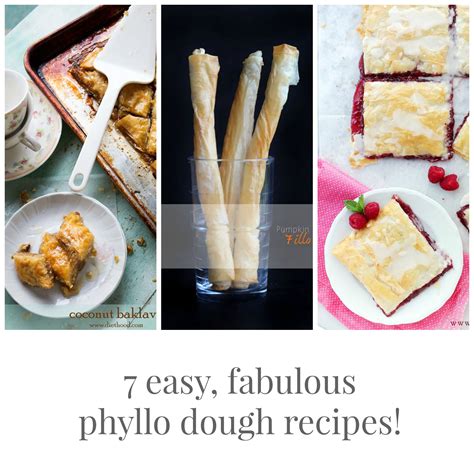 Fill with chicken salad, or taco meat, or bruschetta topping. Desert Recipts Using Fillo Dough / Easy Phyllo Dough With ...