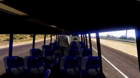 Gta 5 Coach Bus With Enterable Interior Youtube
