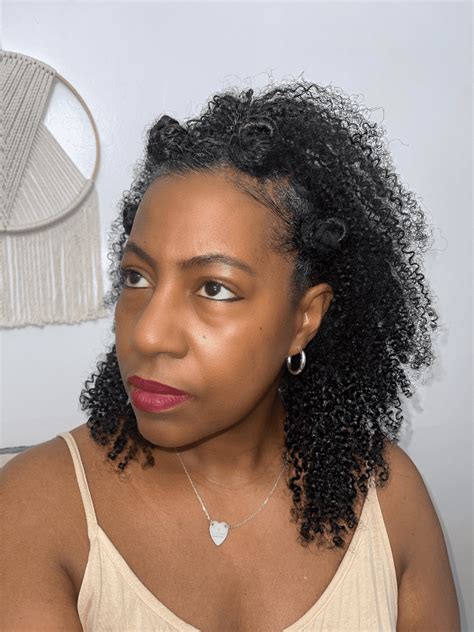 Wash And Go On Black Woman With Fine Natural Hair Fine Natural Hair Natural Hair Styles Down