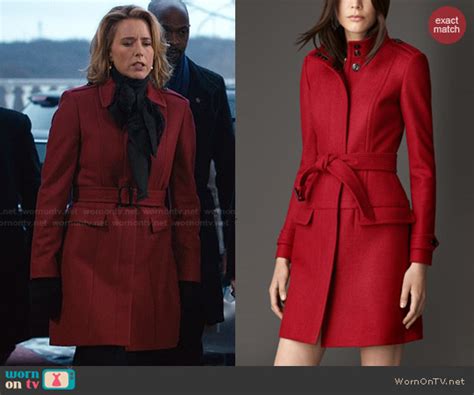 Wornontv Elizabeth’s Red Coat On Madam Secretary Téa Leoni Clothes And Wardrobe From Tv