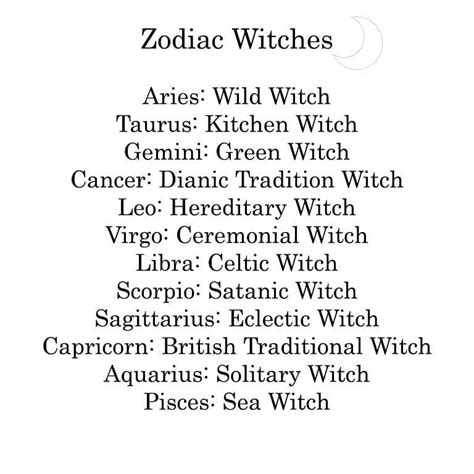 Zodiac Signs As Witches Aries Wild Witch Most Wild Witches Use Natural Tools For Divination