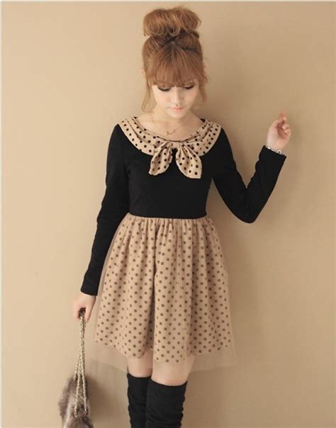 Fashion Japanese Style Sweet Bow Dress V7675out Of Stock