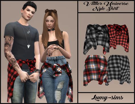 Sims 4 Shirt And Tie