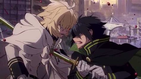 Owari no seraph) is a japanese dark fantasy anime based on the manga with the same name written by takaya kagami and illustrated by yamato yamamoto with storyboards by daisuke furuya. Seraph of the End- Episode 10 ending - YouTube