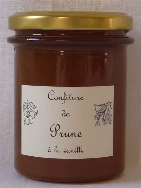 Confiture extra de prune sauvage à la vanille g Les Gourmandises De Claudine Locavor fr