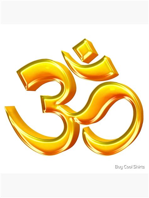 3d Hindu Om Symbol For Yoga Canvas Print By Aedesigns145 Redbubble