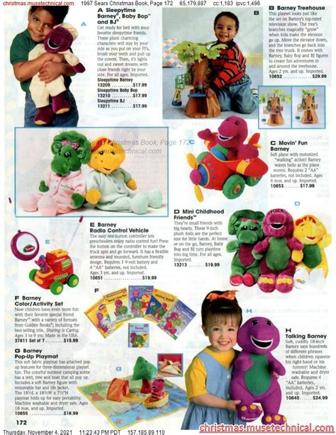 1997 Sears Christmas Book Page 172 Catalogs And Wishbooks