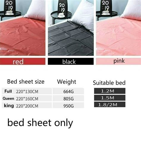 Sex Plastic Pvc Waterproof Bed Sheets Fitted Adult Cosplay Sheet Wet