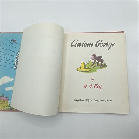 1941 Curious George By Ha Rey Published By Etsy