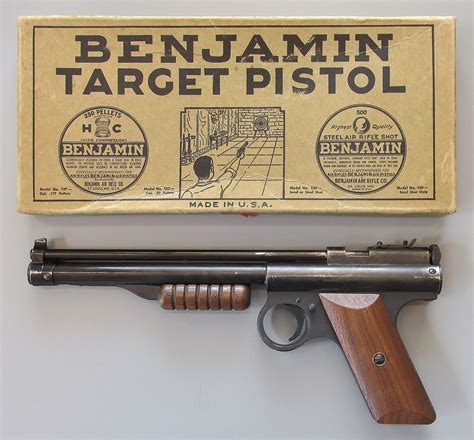 Benjamin 137 Air Pistol Boxed With Literature Benjamin Air Pistols