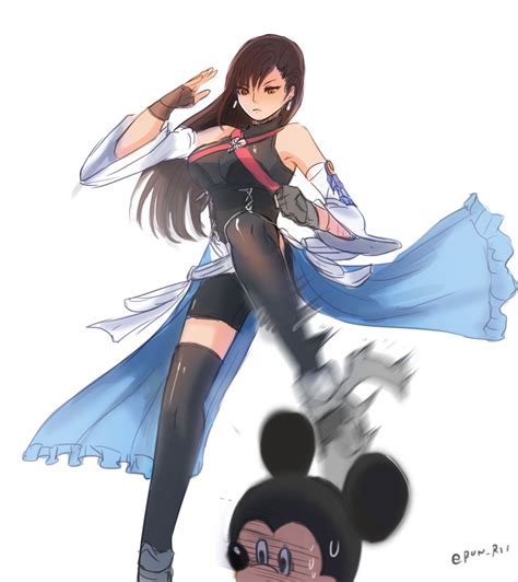 Tifa Aqua Suit Art Blog Kingdom Hearts Art Art