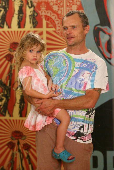 Musician Flea And His Daughter Sunny Attends Shepard Faireys Vote For