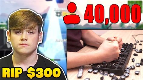 Mongraal Breaks His £300 Keyboard Youtube