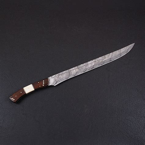 Damascus Short Sword 9266 Black Forge Knives Touch Of Modern