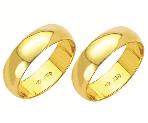 Alianças de casamento e noivado em ouro k tradicional mm EMPORIUM DAS ALIANÇAS