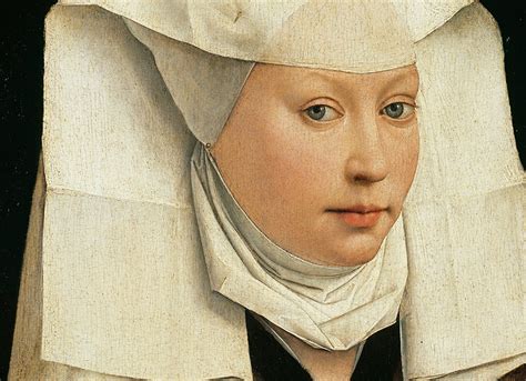 Portrait Of A Woman With A Winged Bonnet Rogier Van Der Weyden Haube B