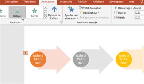 Tutoriel Powerpoint Comment Cr Er Une Chronologie Tutoriel Powerpoint